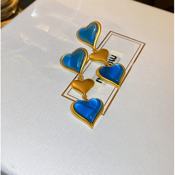 Сережки у серця "Серце України", 1 шт