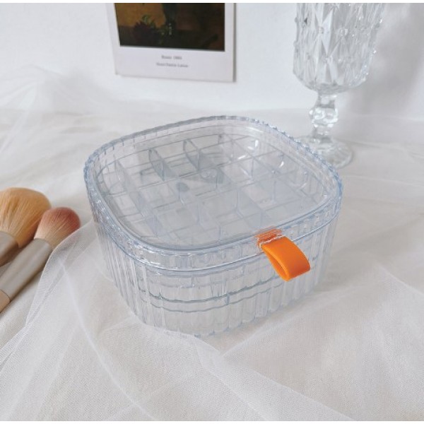 Органайзер для ювелірних прикрас, скринька, 3 відділи, 15х15х7, 5 см