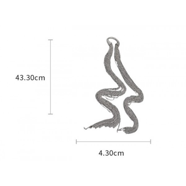Шпилька для волосся "Спадаючий водопад", 43,3х4,3 см Шпилька для волосся "Спадаючий водопад", 43,3х4,3 см