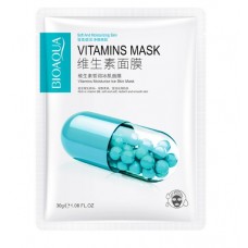 Тканинна маска для обличчя Bioaqua Vitamins Moisturize Ice Skin Mask, з вітаміном B6