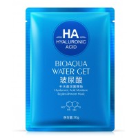 Тканинна маска для обличчя Bioaqua Hyaluronic Acid Water Get Mask, з гіалуроновою кислотою