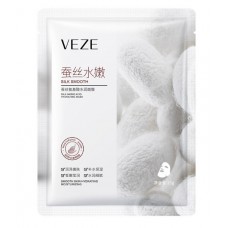 Тканинна маска для обличчя Veze Silk Smooth Mask, з протеїнами шовку