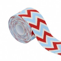 Тейп кінезіо 5 см, Кольорова геометрія, кінезіологічна стрічка Kinesiology Tape, 5 см