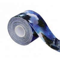 Тейп Кинезио 5 см, Галактика, кинезиологическая лента Kinesiology Tape, 5 см