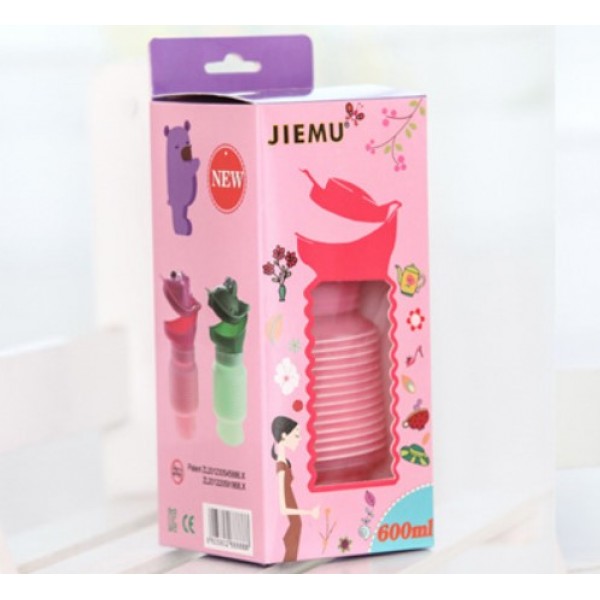 Дитячий складаний пісуар, JIEMU Folding Travel, дорожній туалет, 600 мл