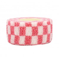 Бинт еластичний Coban 2,5 см, шахівниця, фіксуючий, аутоадгезійний бинт, 2,5 см х 4,5 м