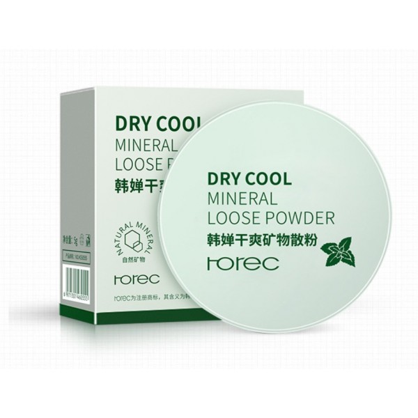 Мінеральна пудра розсипчаста, ензимна Rorec Dry Cool Mineral Loose Powder, 5 г