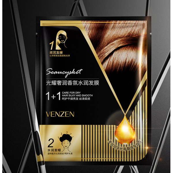 Маска зволожуюча для сяйва волосся Venzen Seaucysket Shining Luxurious Hair Mask, 35 г