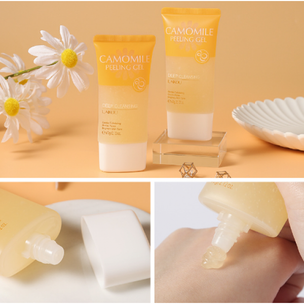 Пилинг - скатка для лица Laikou Camomile Peeling Gel, с экстрактом ромашки, 60 г