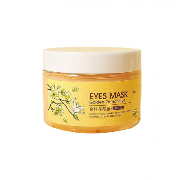 Патчі тканинні для шкіри навколо очей Laikou Gold Osmanthus Eye Mask, з екстрактом золотого османтусу, 80 шт.