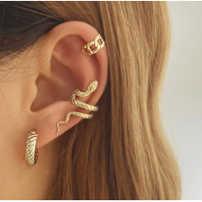 Сережка і кафи "Snakes", два кольори