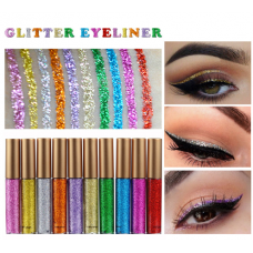 Рідка підводка для очей з блискітками, глітер, Handaiyan Glitter Eyeliner, різні кольори, 10 г