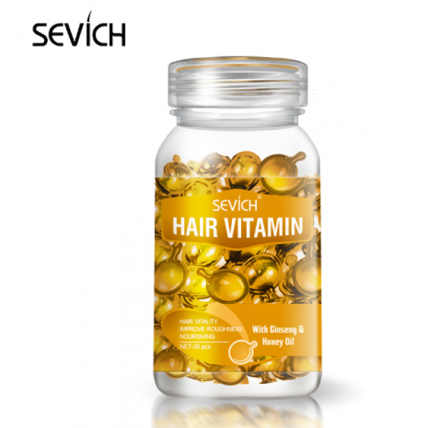 Вітамінні капсули для волосся Sevich Hair Vitamin with Ginseng and Honey Oil, для ламкого та пористого волосся, 30 шт