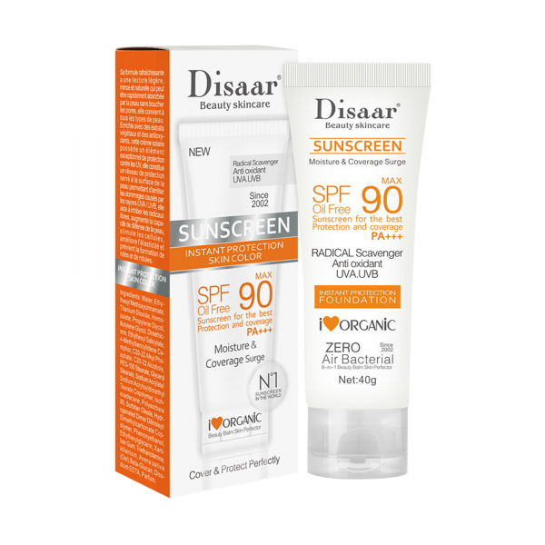 Крем солнцезащитный Disaar Oil Free SPF 90 PA+++ Sunscreen, 40 г Крем солнцезащитный Disaar Oil Free SPF 90 PA+++ Sunscreen, 40 г
