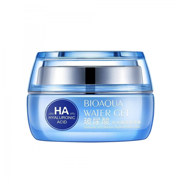 Крем для обличчя BioAqua Water Get Hyaluronic Acid Cream з гіалуроновою кислотою, 50 г