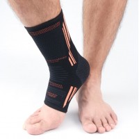 Бандаж компрессионный для голеностопа, эластичный, M, L, XL