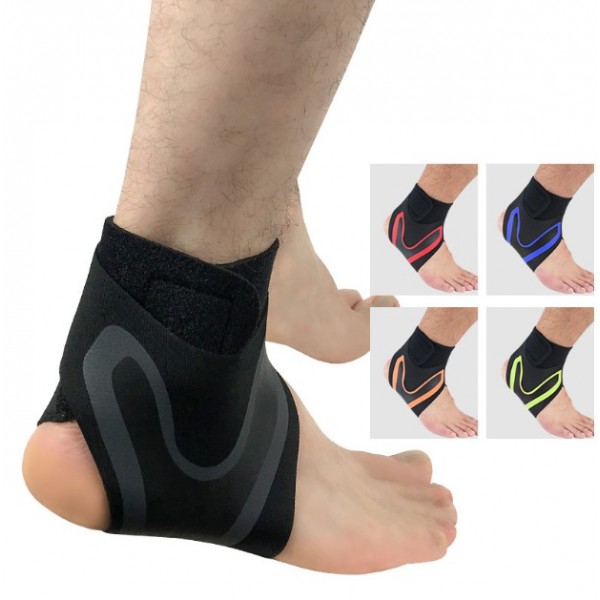 Бандаж Фіксатор гомілкостопа для правої ноги, на липучках, S, M, L, XL