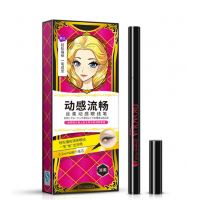 Подводка фломастер для глаз Bioaqua Dynamic Fluid Eyeliner, черная, 2 г