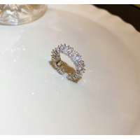 Каблучка зі стразами "Silver Diamond", срібло