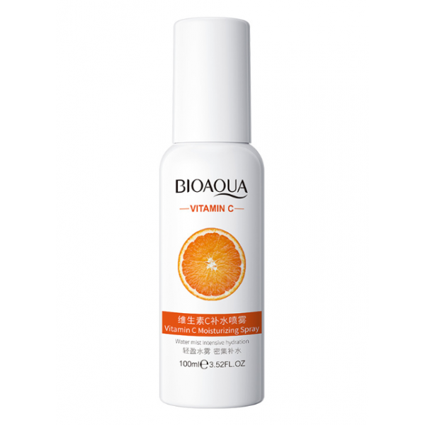Спрей зволожуючий для обличчя Bioaqua Vitamin C Moisturizing Spray, з вітаміном С, 100 мл