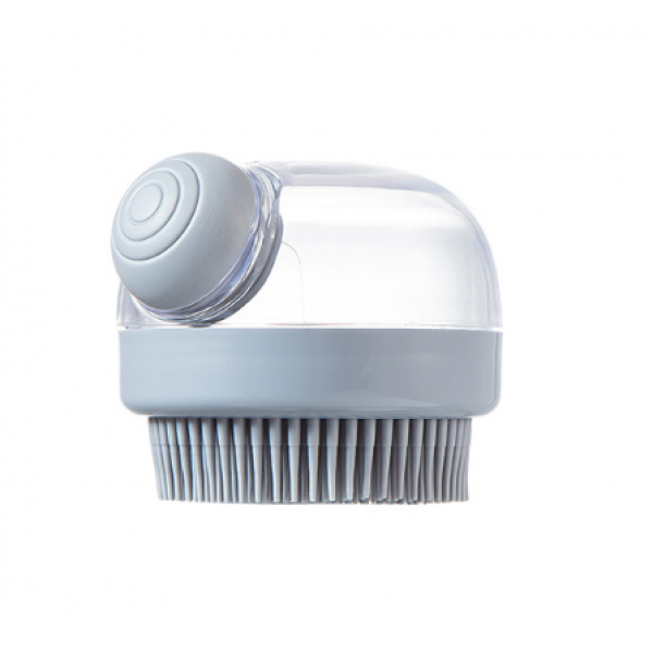 Масажна щітка для душу, з маленькими щетинками, два кольори, 8,5х7 см