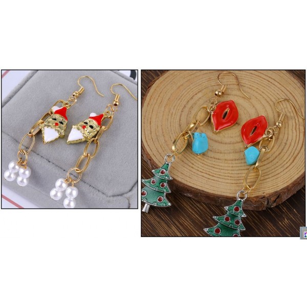 Серьги "Christmas Earrings", разные виды