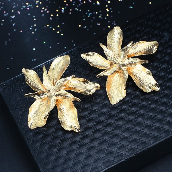 Сережки "Metallic Flower, 2 кольори