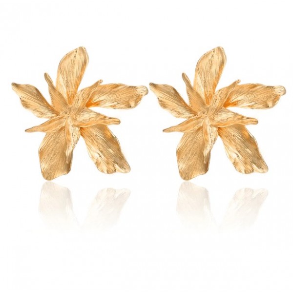 Сережки "Metallic Flower, 2 кольори
