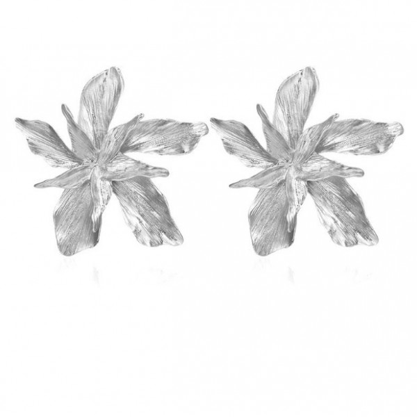Сережки "Metallic Flower, 2 кольори