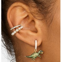 Сережка каффа "Pearl Caffa" з перлами, 2 кольори