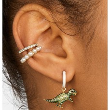 Сережка каффа "Pearl Caffa" з перлами, 2 кольори