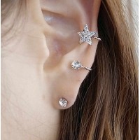 Серьги каффи "Diamond Star", набір 2 шт