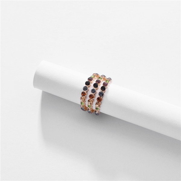 Серьга каффа "Rainbow Glare", 2 кольори