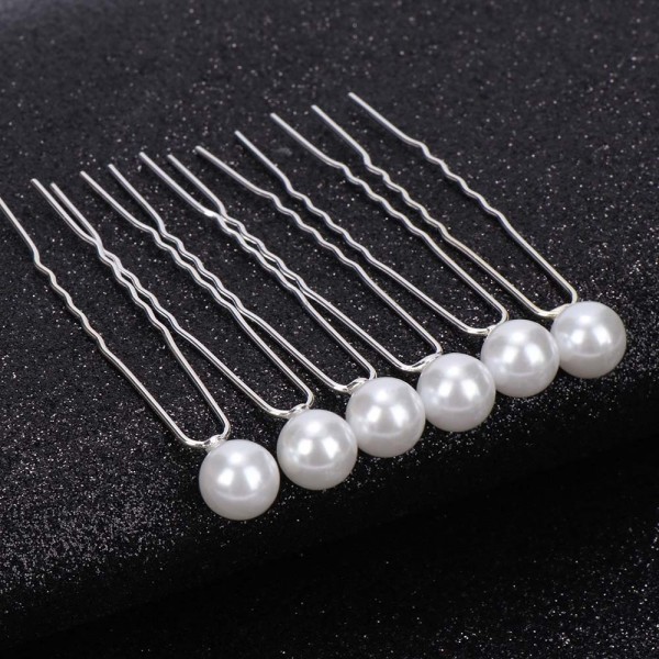 Шпильки з перлами "Wild Pearls", набір з 5 шт одного розміру