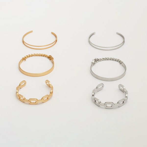 Браслет "Original Set", комплект із 3 браслетів, 2 кольори