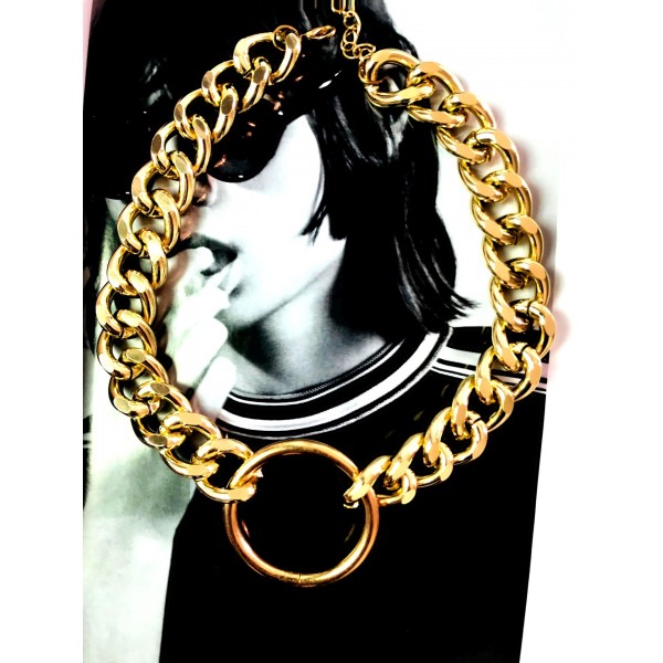 Ланцюжок із великими ланками Big Golden Link, 2 кольори Ланцюжок із великими ланками Big Golden Link, 2 кольори