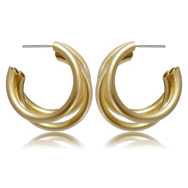 Серьги "Three Super Links", 2 цвета