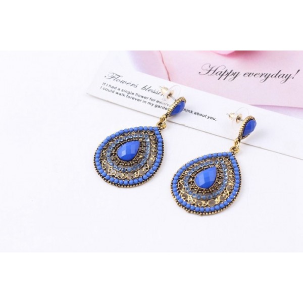 Серьги  "Antique Stones", 6 цветов