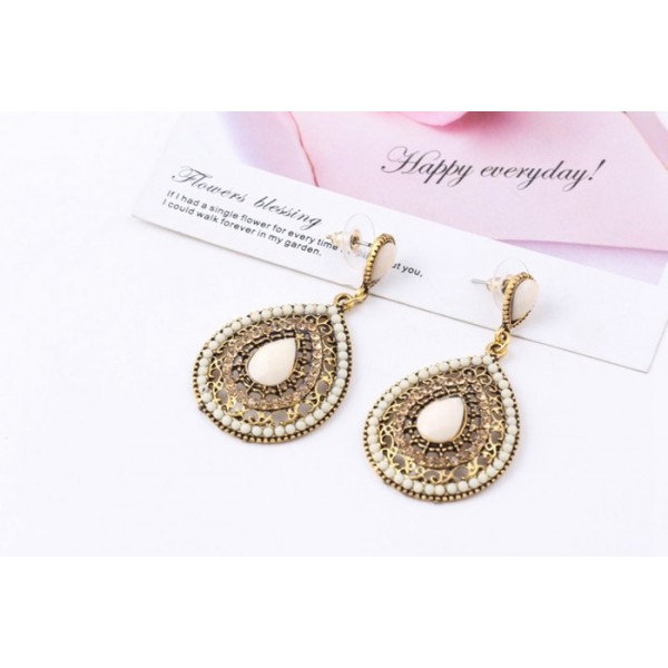 Серьги  "Antique Stones", 6 цветов