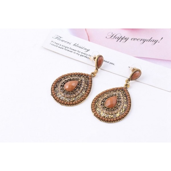 Серьги  "Antique Stones", 6 цветов