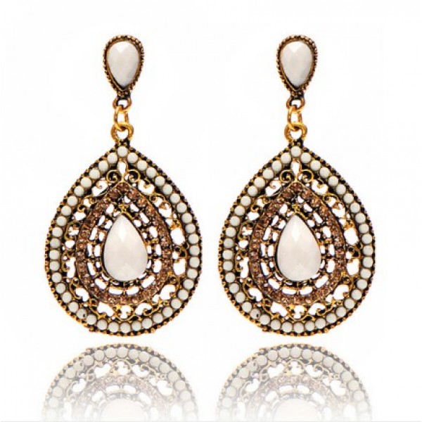 Серьги  "Antique Stones", 6 цветов