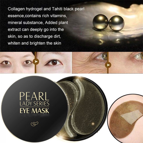 Патчи гидрогелевые IMAGES Pearl Lady Series Eye Mask с экстрактом черного жемчуга, 60 шт Патчи гидрогелевые IMAGES Pearl Lady Series Eye Mask с экстрактом черного жемчуга, 60 шт