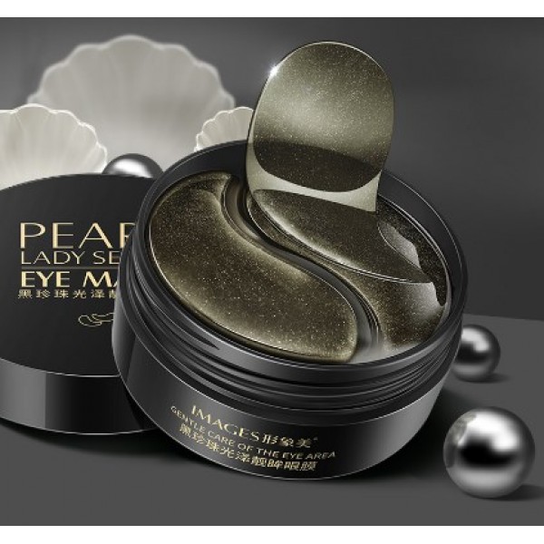 Патчи гидрогелевые IMAGES Pearl Lady Series Eye Mask с экстрактом черного жемчуга, 60 шт Патчи гидрогелевые IMAGES Pearl Lady Series Eye Mask с экстрактом черного жемчуга, 60 шт