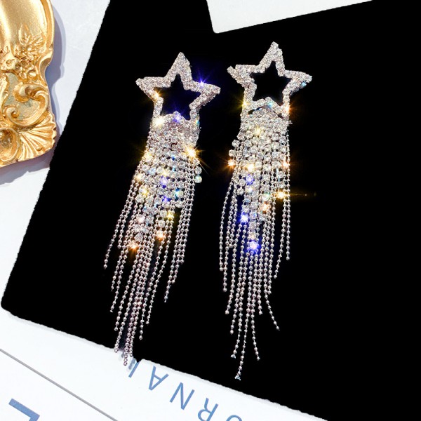 Сережки "Star Thread", срібло