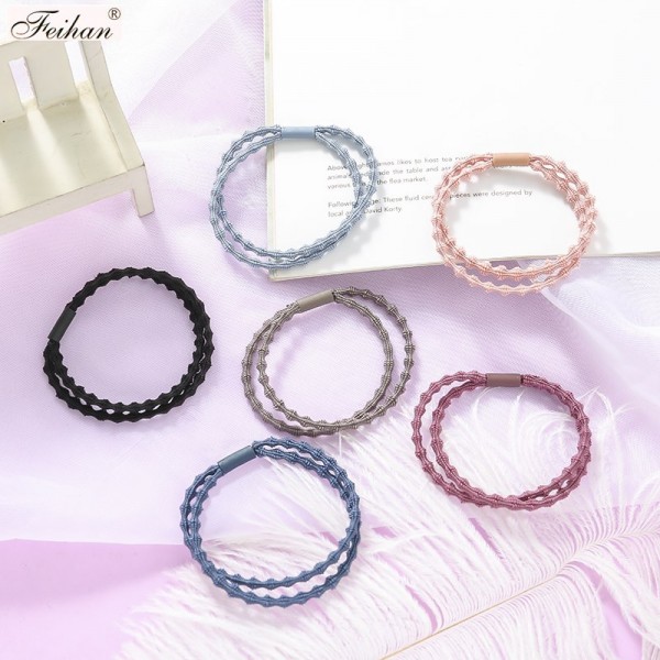 Резинка для волосся "Little Wave", 6 кольорів, 1 шт