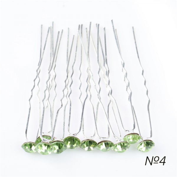 Шпильки зі стразами "Star Crystals", набір 5 шт