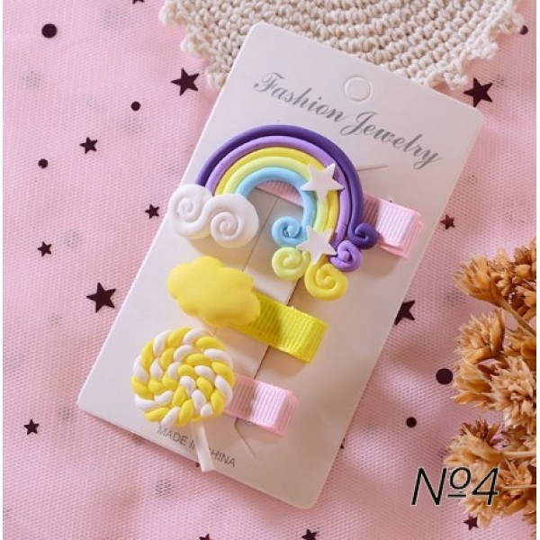 Набір шпильок для волосся "Bright Tasty", 3 шт