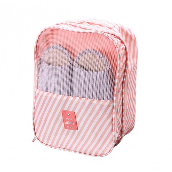 Сумка - чохол портативна для взуття на замку, подвійна