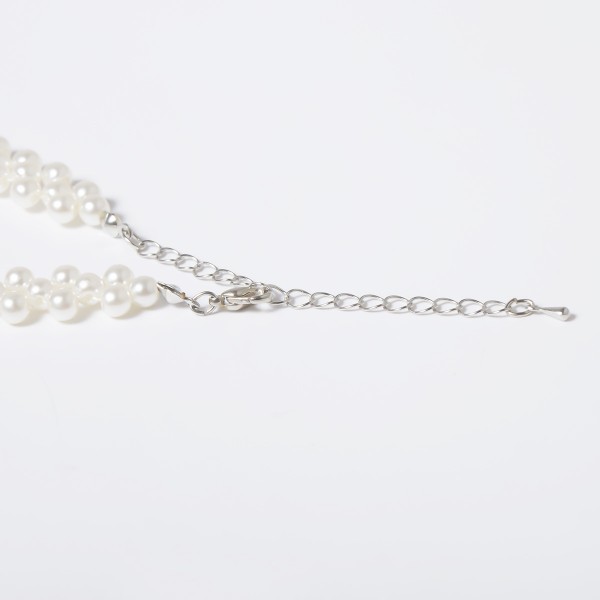 Чокер з перлами "Total Pearls", срібло