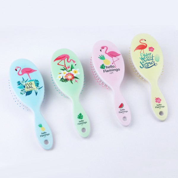 Гребінець для волосся Kommen, фламінго, 1 шт